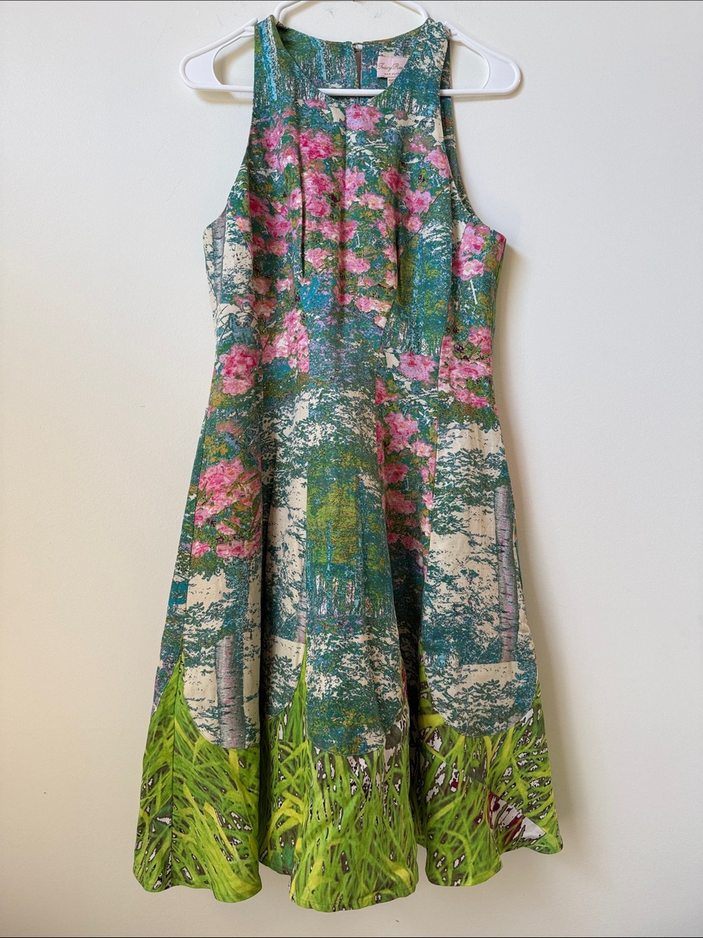 Tracey Reese floral forest designer dress